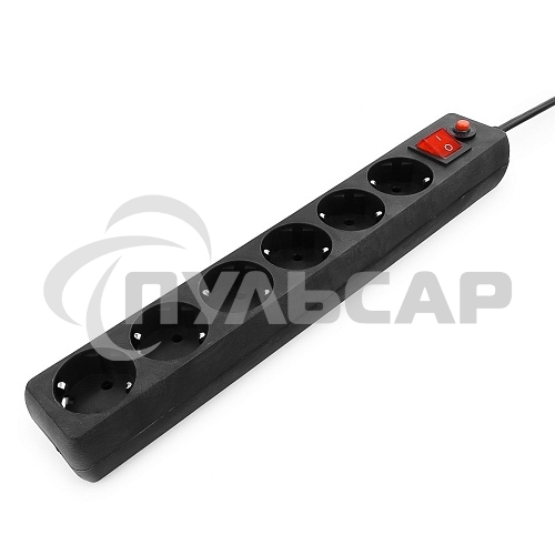 Сетевой фильтр Гарнизон EHB-0 0,5 м 6 розеток черный для UPS