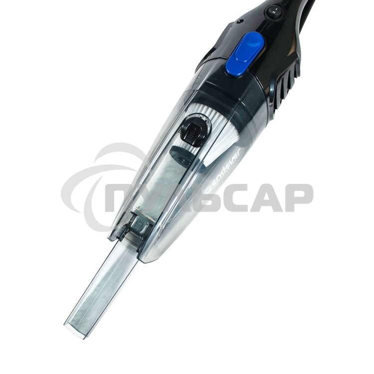 Пылесос вертикальный Endever VC-286 серый, питание от сети, 100 Вт, уборка сухая, пылесборник 1.9 л