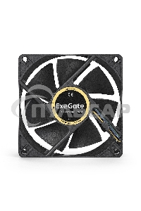 Вентилятор для корпуса ExeGate E08025H4P-PWM черный, 80 мм, 2300 об/мин, 23 дБ, 4 pin