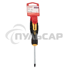 Отвертка крестовая PZ 1х75 мм, двухкомпонентная рукоятка Rexant