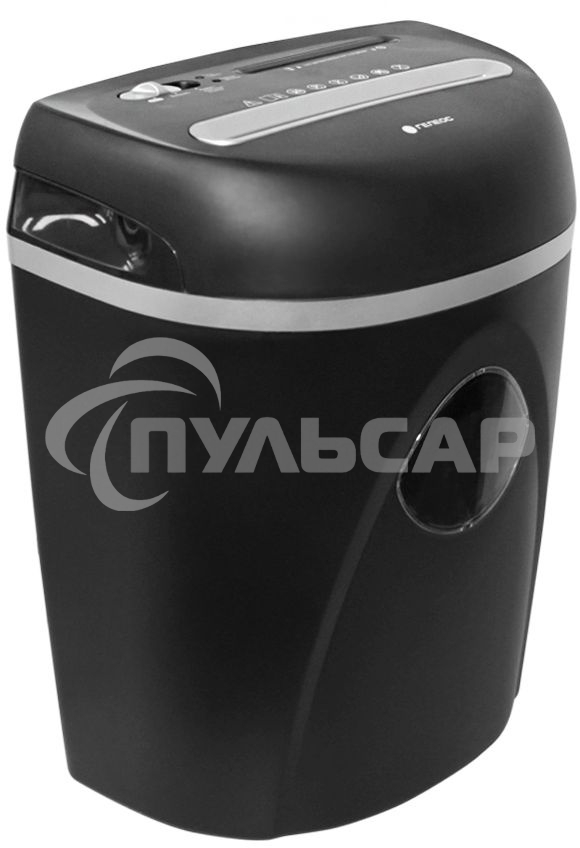 Шредер ГЕЛЕОС Уничтожитель документов УП23-4 DIN P-4 (4 ур-нь секр.), фрагмент 3,9х35мм, 14-16 лист (70г/м2), CD/пл.карты/скрепки/скобы, 23 л.