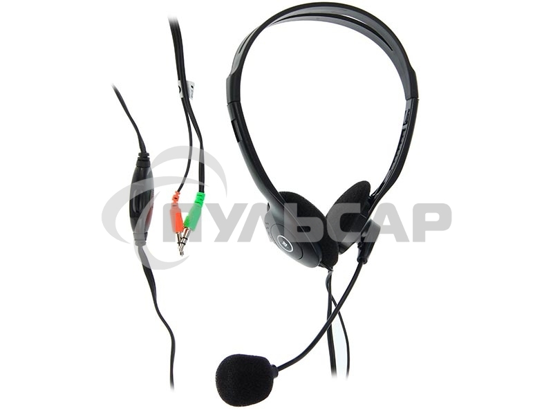 Гарнитура стерео Defender HN-102 накладные компактные 2 х 3.5 мм jack стерео кабель 1,8 м черный