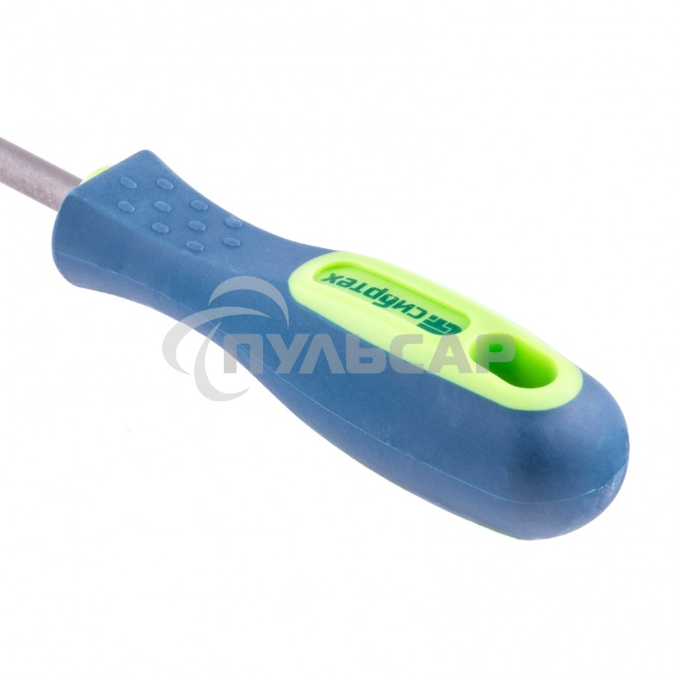 Напильник СИБРТЕХ, 200 мм круглый, двухкомпонентная рукоятка, №2 16127