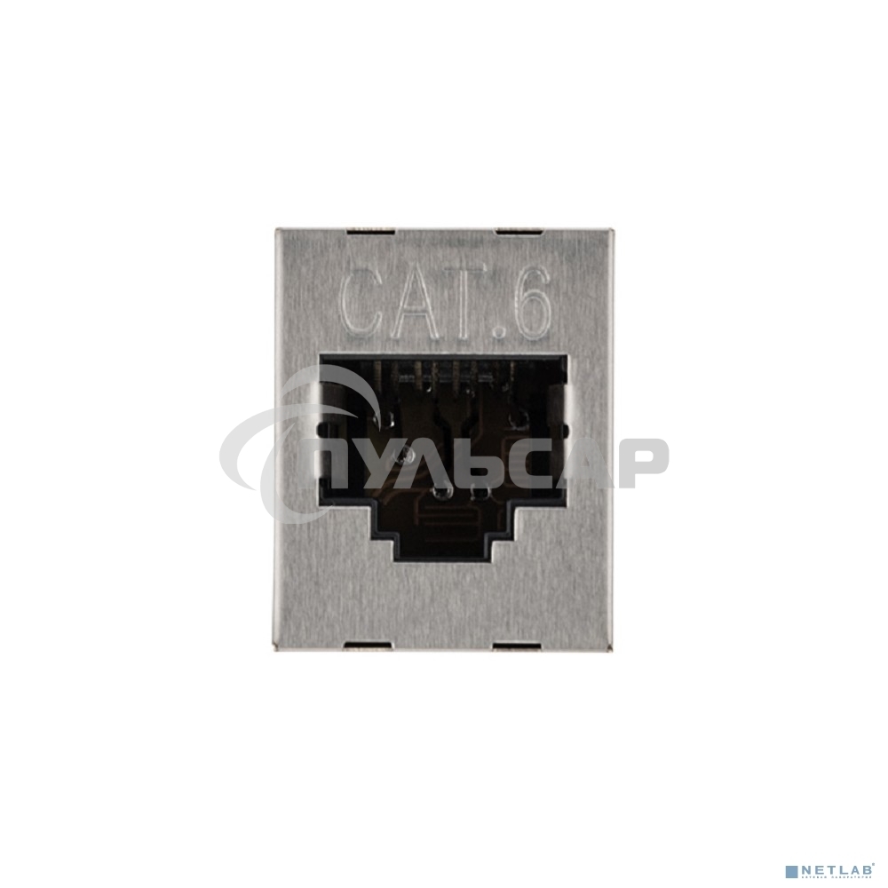 Проходной адаптер, RJ-45(8P-8C), FTP экранированный, кат.6, (гнездо-гнездо), Rexant