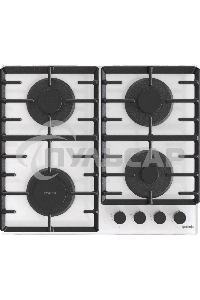 Газовая варочная панель Gorenje GT642SYW, 4 конфорки, закаленное стекло, белый