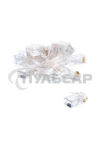 Коннектор RJ-45 Кат.5 (V) (8P8C) ExeGate под одножильный кабель (100шт)