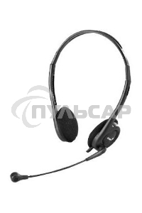 Наушники с микрофоном Genius HS-200C черный