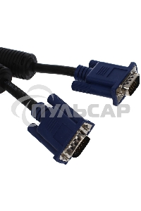 Кабель VCOM VVG6448-1.8M(O) Кабель монитор-SVGA card (15M-15M) 1,8 м 2 фильтра