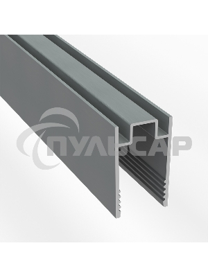 Профиль алюминиевый анодированный Neon-night для гибкого неона 8х16мм, 2м