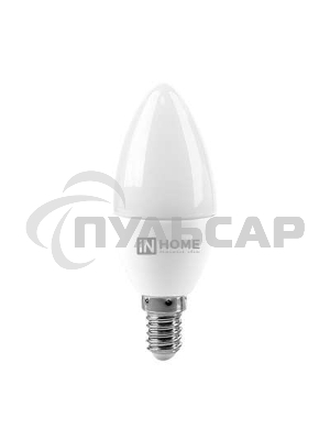 Лампа светодиодная LED-СВЕЧА-VC 11Вт 230В E14 3000К 990лм IN HOME 4690612020464