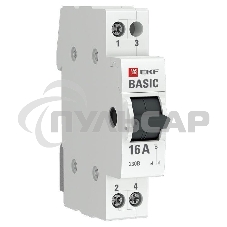 Переключатель трехпозиционный 1п 16А Basic EKF tps-1-16
