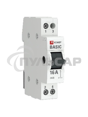 Переключатель трехпозиционный 1п 16А Basic EKF tps-1-16