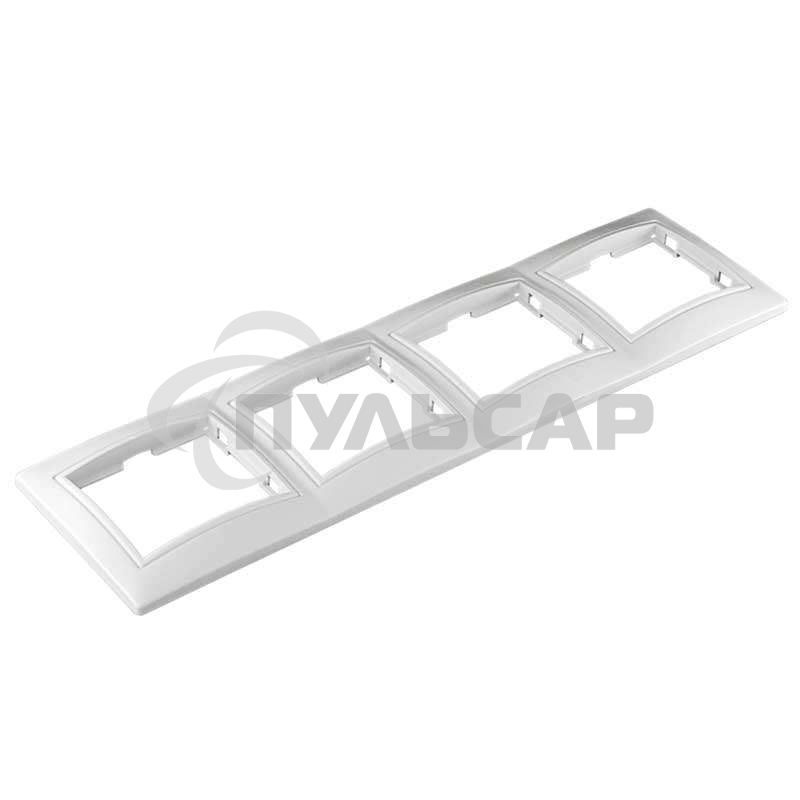 Рамка 4-м СП Севиль горизонт. бел. UNIVersal С0046