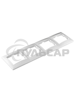 Рамка 4-м СП Севиль горизонт. бел. UNIVersal С0046