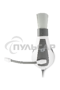 Наушники с микрофоном Oklick/Оклик HS-L600 серый 1.8м мониторные оголовье (1532023)