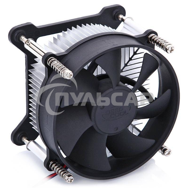 Кулер для процессора DEEPCOOL CK-11508 PWM черный, 92 мм, алюминий, 2200 об/мин, 30.1 дБ, 4 pin, 65 Вт, 70 мм
