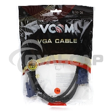 Кабель VCOM VVG6448-1.8M(O) Кабель монитор-SVGA card (15M-15M) 1,8 м 2 фильтра
