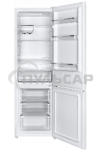 Холодильник Maunfeld MFF176SFW белый двухкамерный 187/75л морозилка снизу, ручная разморозка