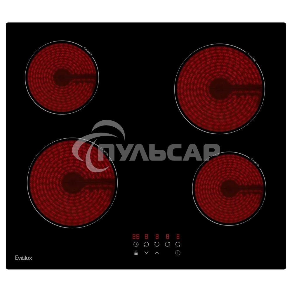 Электрическая варочная панель Evelux HEV 640 B