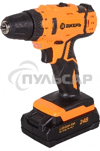 Дрель-шуруповерт Вихрь ДА-24Л-2к 72/14/18, Аккумуляторная, 24В