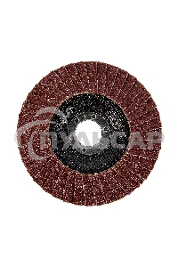 Круг лепестковый торцевой, конический, Р 60, 125 х 22,2 мм Сибртех