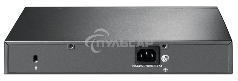 Коммутатор TP-Link JetStream 10-Port Gigabit Smart Switch with 8-Port PoE+, 8× Gigabit PoE+ Ports, 2× Gigabit SFP Slots, 802.3at/af, 150 W PoE Power, 1U 13-inch Rack-mountable Steel CaseIntegration with Omada SDN Controller, 802.1Q VLAN, STP/RSTP/MSTP, IG