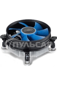 Кулер DEEPCOOL T9P DP-ICAP-T9P черный/синий 92мм алюминий+медь 3200rpm 45db 4-pin 95W 47мм