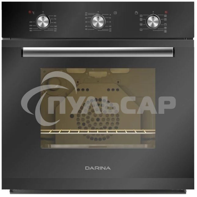 Духовой шкаф электрический Darina 1V5 BDE 112 707 B черный, встраиваемый