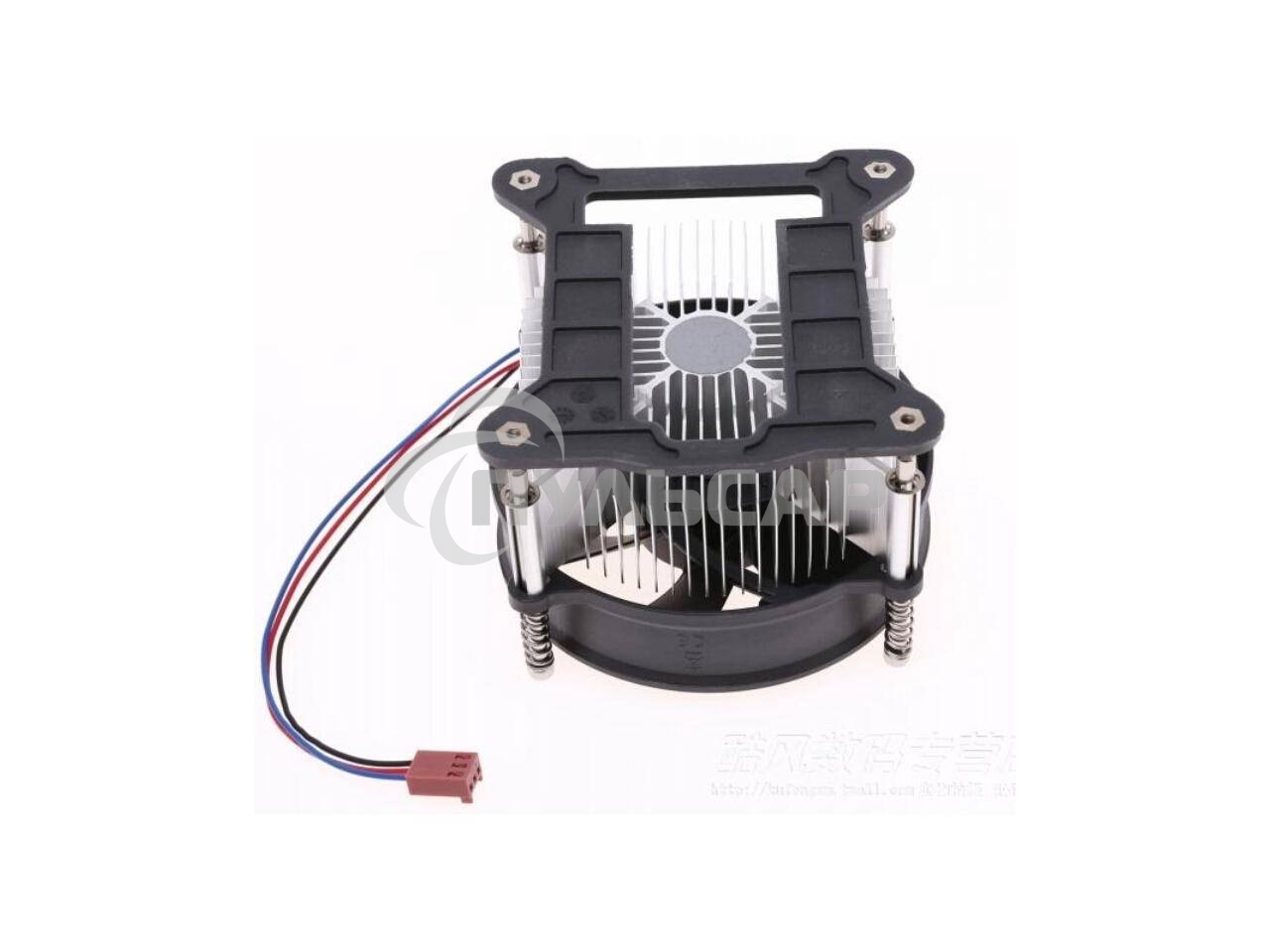 Кулер для процессора DEEPCOOL CK-11508 PWM черный, 92 мм, алюминий, 2200 об/мин, 30.1 дБ, 4 pin, 65 Вт, 70 мм