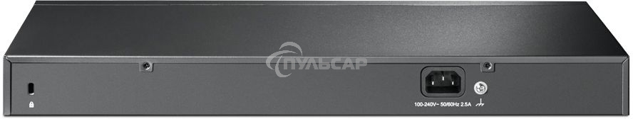 Коммутатор TP-Link 16-port 10/100Mbps + 2-port Gigabit unmanaged switch with 16 PoE+ ports, compliant with 802.3af/at PoE, 150W PoE budget,  support 250m Extend Mode, priority mode and Isolation mode, rackmount, plug and play.