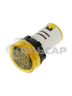 Индикатор значения напряжения желтый VD22 70-500 В Rexant