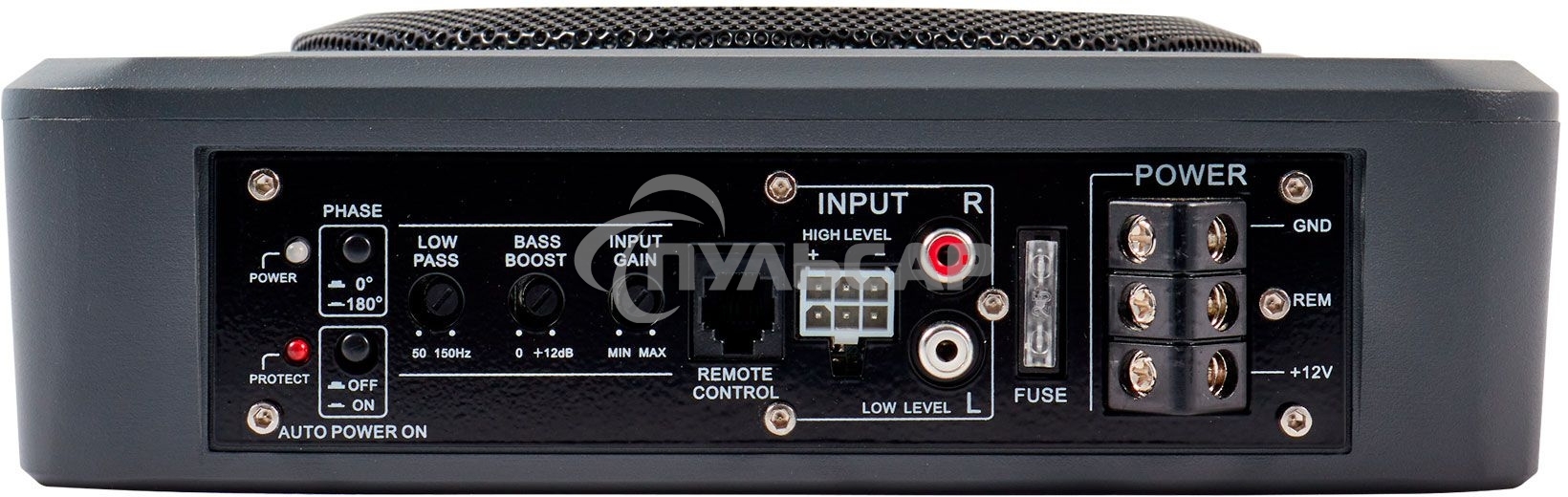 Сабвуфер автомобильный Kicx Q200BA 300Вт активный (20см/8