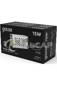 Блок питания Gauss LED STRIP PS 15W 12V IP20