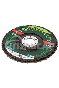 Круг лепестковый торцевой, конический, Р 60, 125 х 22,2 мм Сибртех