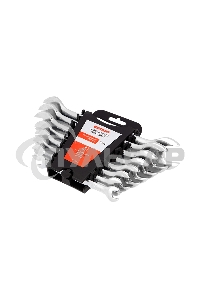 Набор ключей рожковых Rexant (8-24 мм), 8 шт., CrV, зеркальное хромирование