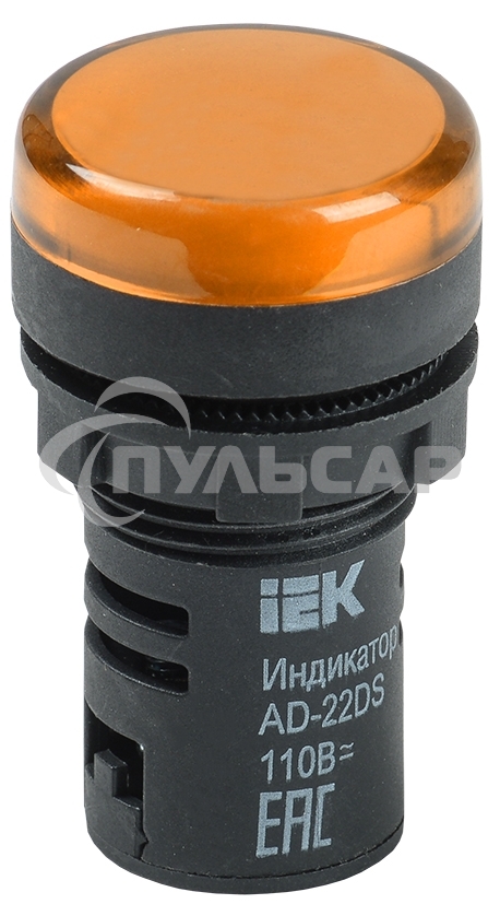 Арматура светосигнальная AD-22DS 24В AC/DC жел. ИЭК BLS10-ADDS-024-K05