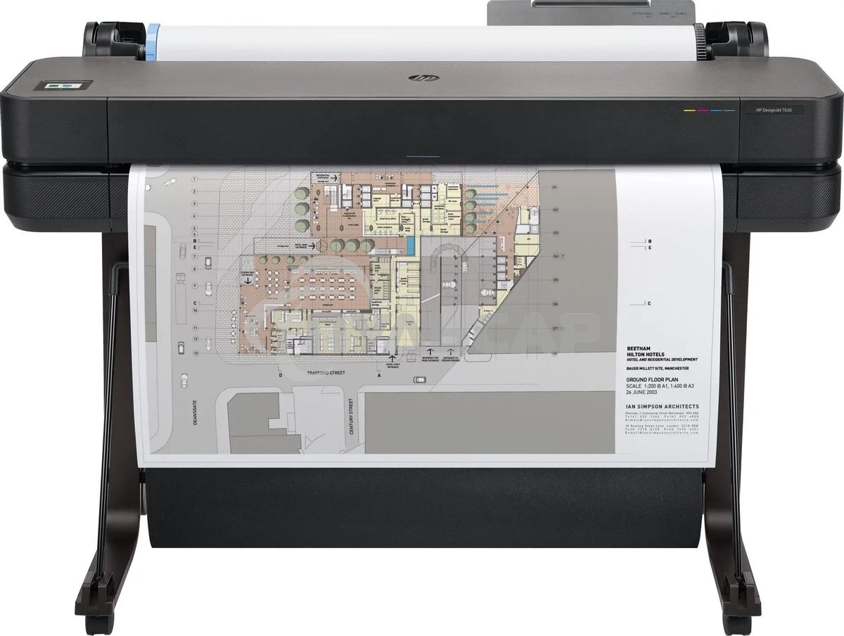 Плоттер струйный HP Designjet T630 (5HB11A), A0, 36