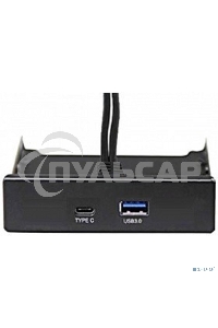 Планка USB на переднюю панель ExeGate U3H-617, 3,5