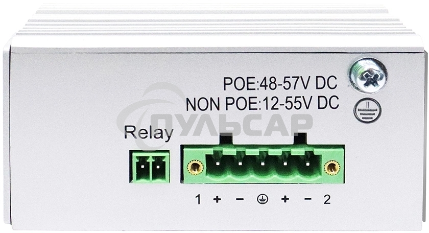Коммутатор Unmanaged Industrial Switch 4x1000Base-T PoE, 2x1000Base-X SFP, PoE Budget 120W, Surge 4KV, -40 to 75°C
