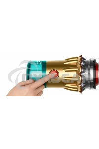 Пылесос вертикальный Dyson SV46 V12 Detect Slim Absolute золотистый/серебристый, питание от аккумулятора, 150 Вт, уборка сухая, пылесборник 0.35 л, работа от АКБ max 60 мин