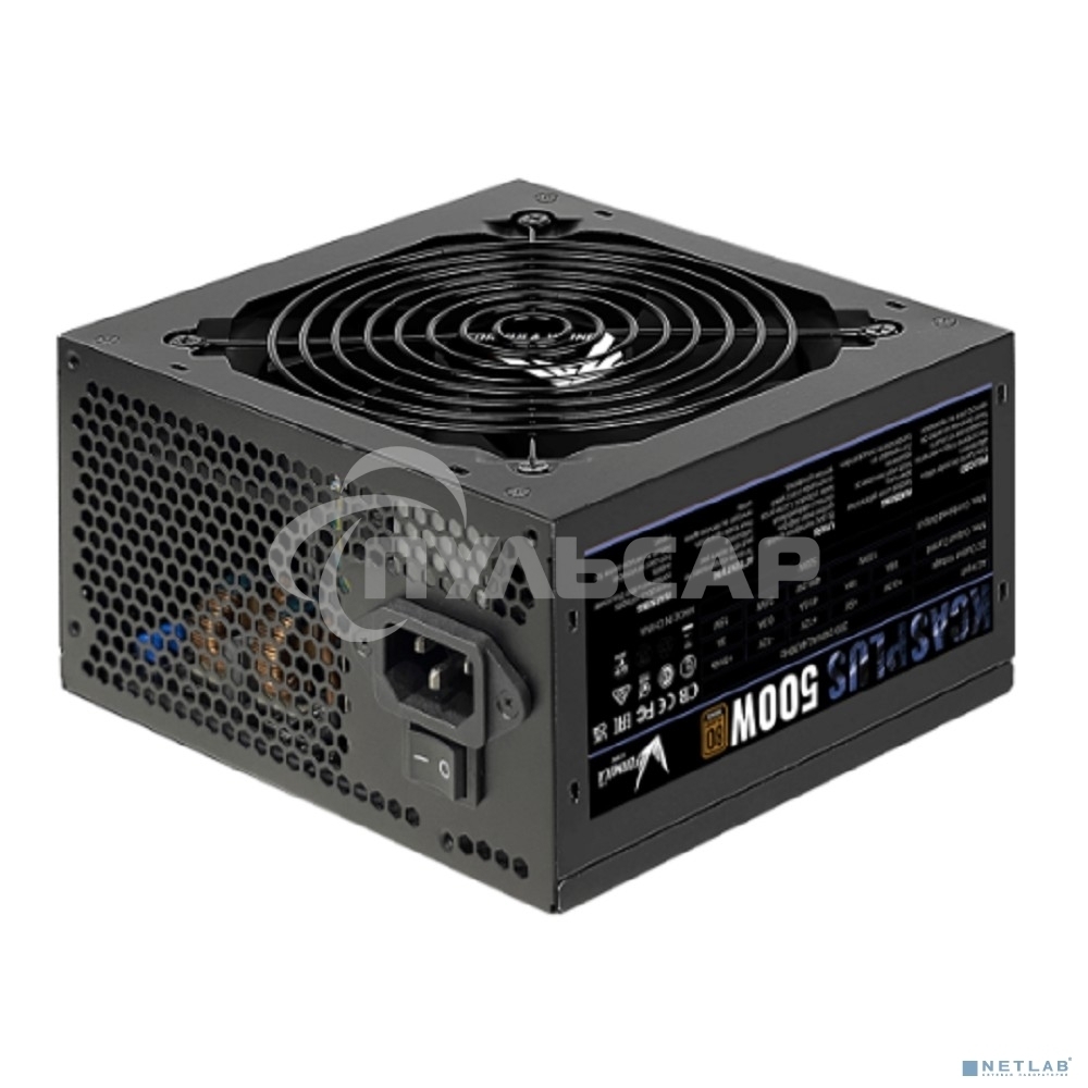 Блок питания Aerocool / Formula KCAS-500W PLUS RTL, 500Вт, 80 PLUS Bronze, 120мм, черный
