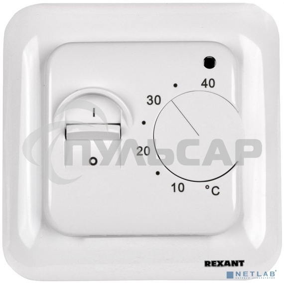 Терморегулятор Rexant механический с датчиком температуры пола /3500Вт/ 51-0531