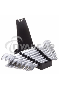 Набор ключей рожковых Rexant (8-24 мм), 8 шт., CrV, зеркальное хромирование