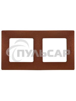 Рамка 2 поста какао ETIKA