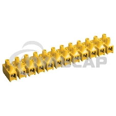 Зажим винтовой ЗВИ-5 н/г 1.5-4.0кв.мм 12пар черный IEK UZV5-005-04