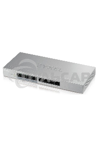 Коммутатор ZYXEL GS1200-8HP V2 8 Port Gigabit PoE+ webmanaged Switch, 4x PoE, 60 Watt