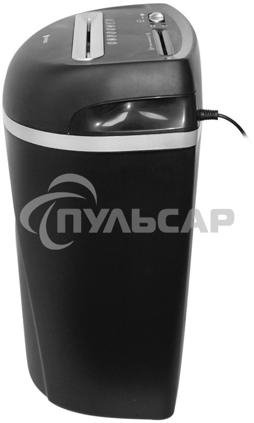 Шредер ГЕЛЕОС Уничтожитель документов УП23-4 DIN P-4 (4 ур-нь секр.), фрагмент 3,9х35мм, 14-16 лист (70г/м2), CD/пл.карты/скрепки/скобы, 23 л.