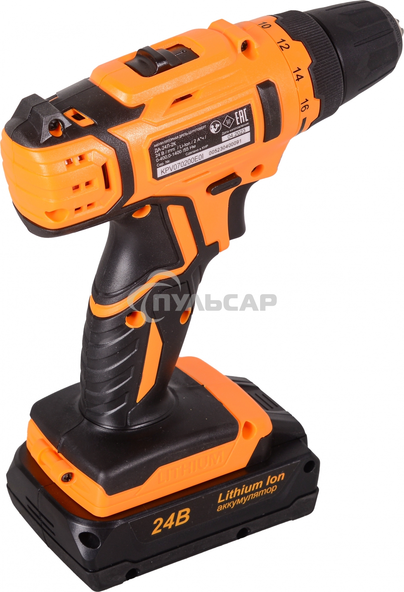 Дрель-шуруповерт Вихрь ДА-24Л-2к 72/14/18, Аккумуляторная, 24В