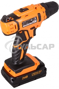 Дрель-шуруповерт Вихрь ДА-24Л-2к 72/14/18, Аккумуляторная, 24В