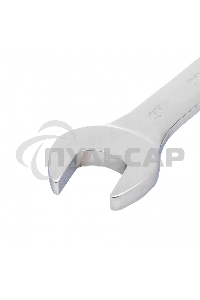 Ключ Matrix комбинированный трещоточный, 27 мм, CrV, шарнирный, зерк.хром